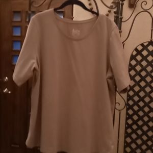 Denim & Co. Short sleeve tee.